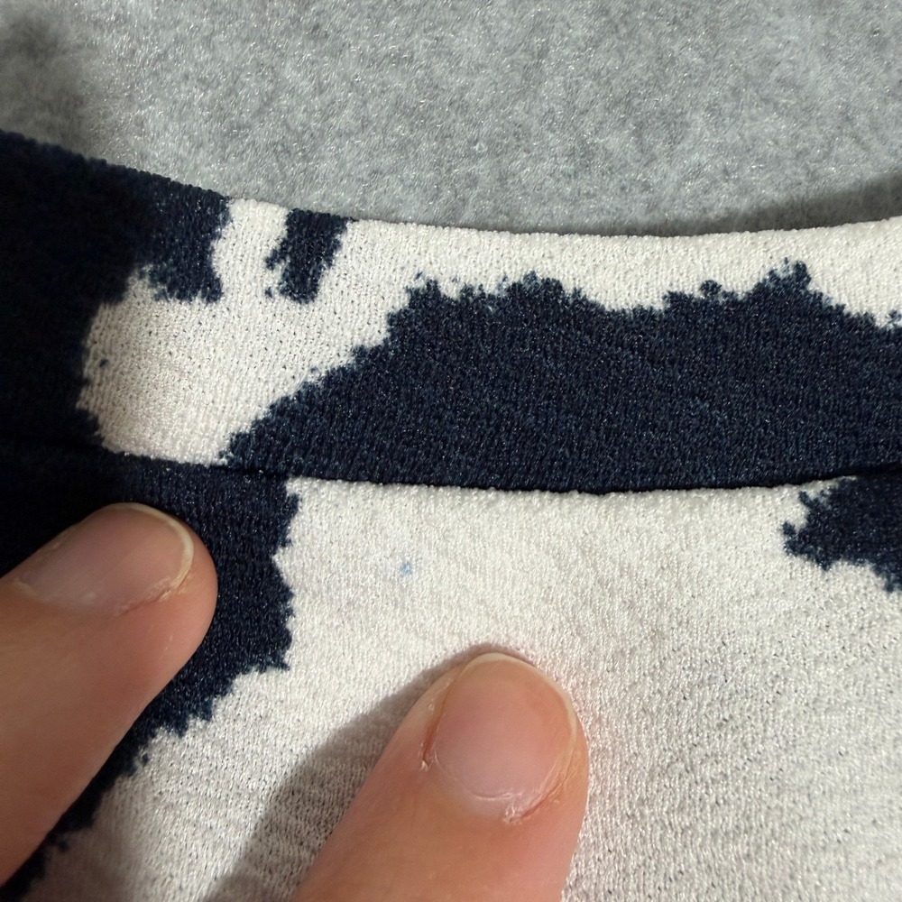 LuLaRoe Moriella Top XXS Floral Puff Sleeve Swiss Dot Preppy Boho Cottage - Picture 7 of 8